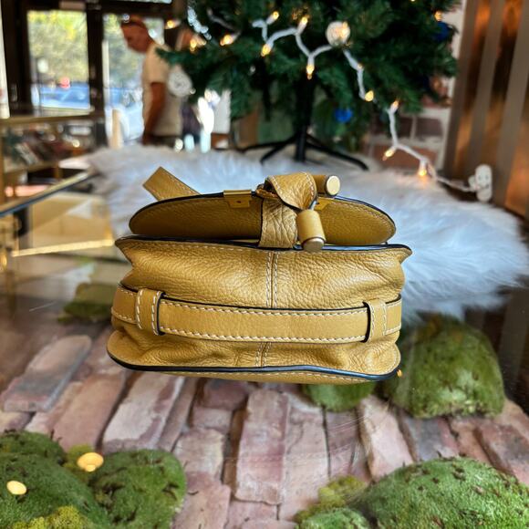 CHLOE Yellow Mini Marcie Crossbody - Picture 6 of 8
